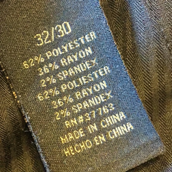 Men’s Pants BROWN Dress/Casual. Washable 2% spandex = slight stretch. Flat front - Picture 3 of 4